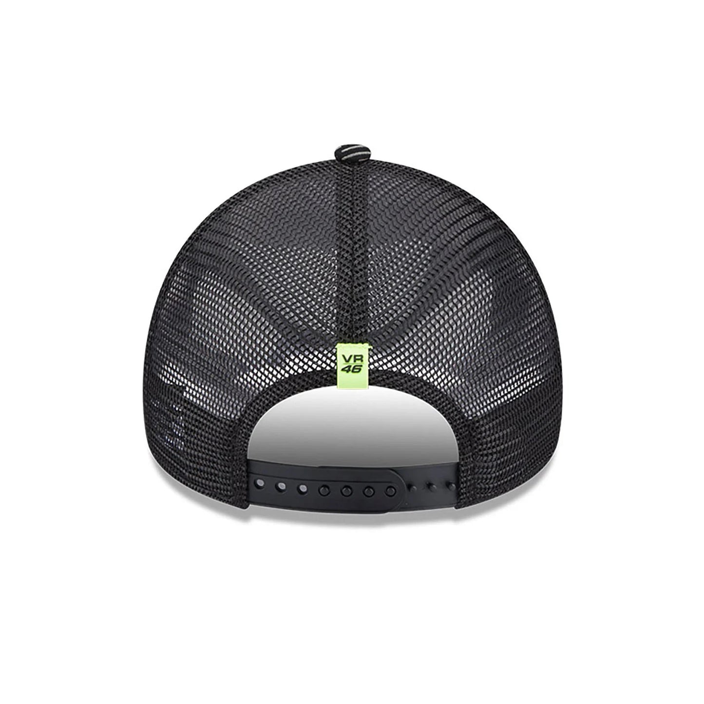 NEW ERA 9forty kappe VR46 reflective a-frame trucker, Schwarz