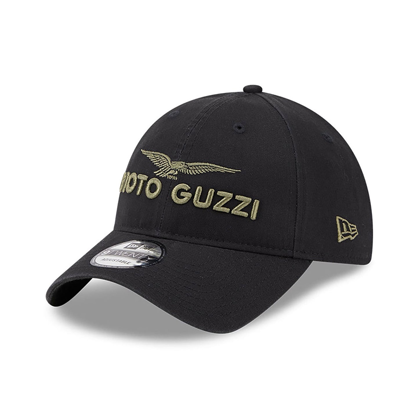 NEW ERA 9twenty kappe moto guzzi washed, Schwarz