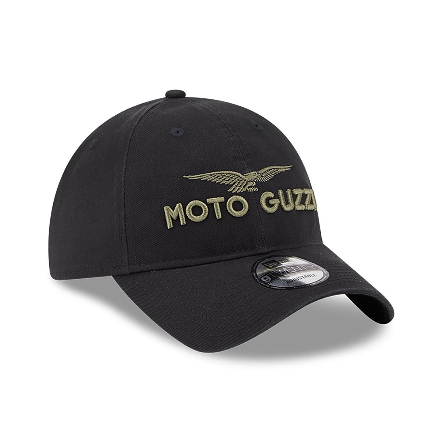 NEW ERA 9twenty kappe moto guzzi washed, Schwarz