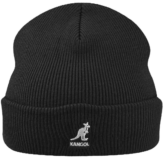 Kangol, Strickmütze acryl pullon, Schwarz/Weiß