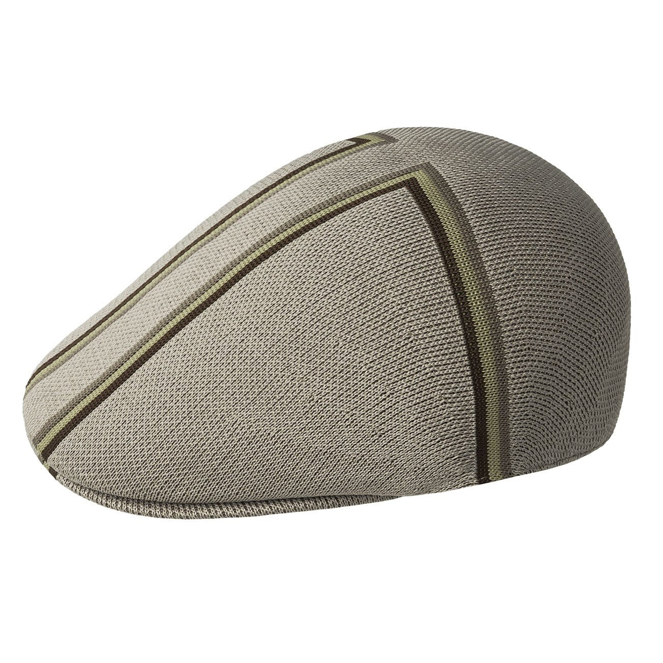 Kangol angle stripe 507 flatcap, Beige