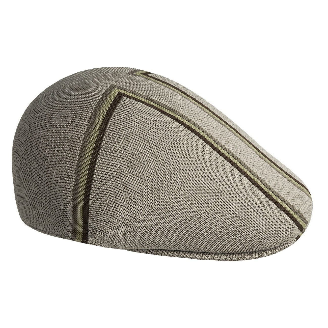 Kangol angle stripe 507 flatcap, Beige