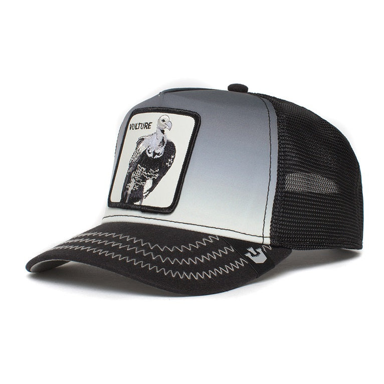 Goorin Bros back of buzzard trucker cap, Schwarz