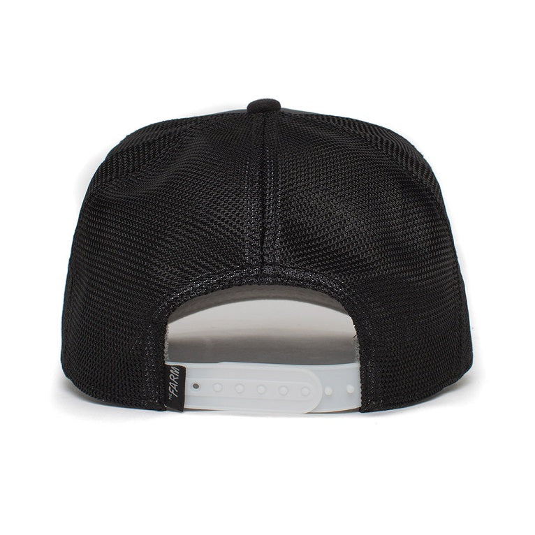 Goorin Bros back of buzzard trucker cap, Schwarz