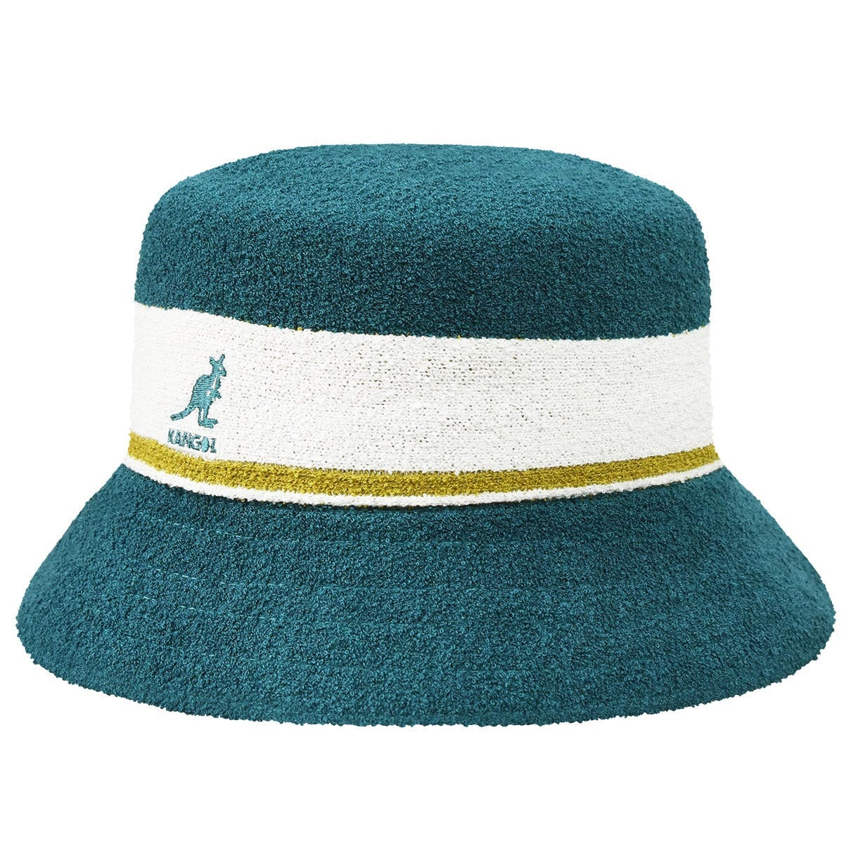 Kangol bermuda stripe bucket fischerhut, Grün