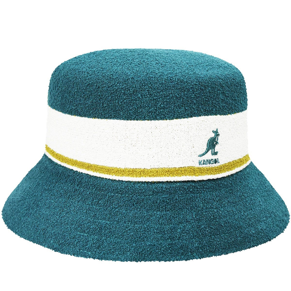 Kangol bermuda stripe bucket fischerhut, Grün