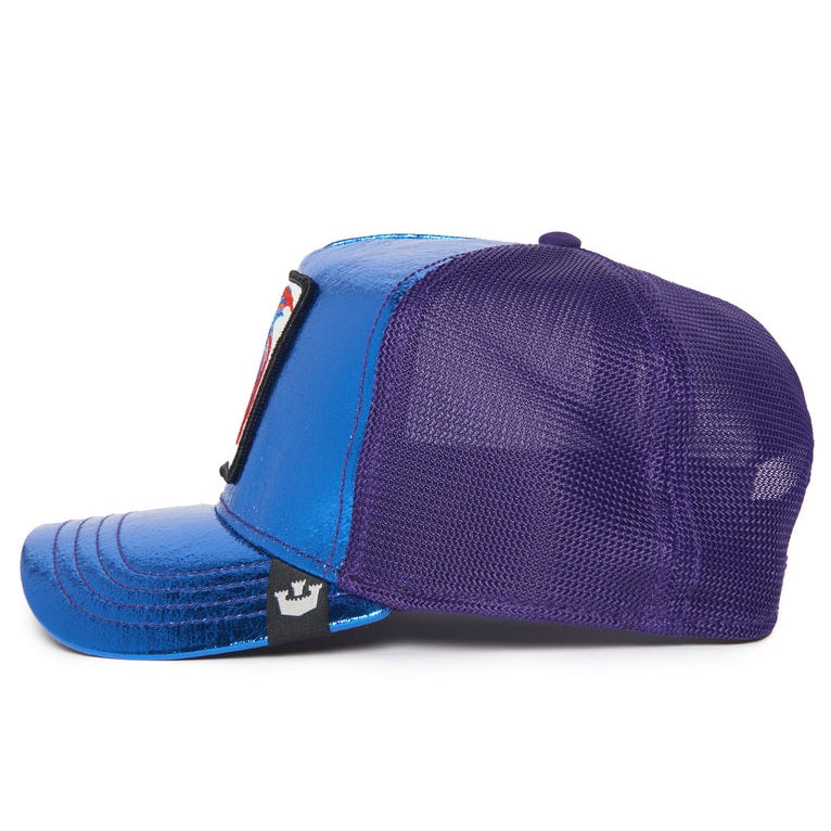 Goorin Bros blue light fighter trucker cap, Blau