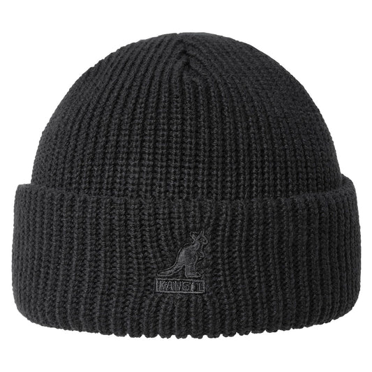 Kangol cardinal 2-way Muetze, Schwarz