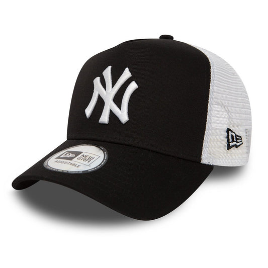 NEW ERA 9forty kappe new york yankees a-frame trucker, Schwarz