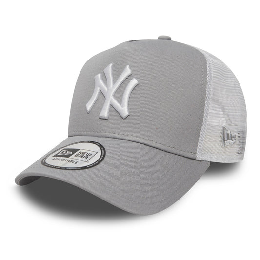 NEW ERA 9forty kappe new york yankees a-frame trucker, Grau