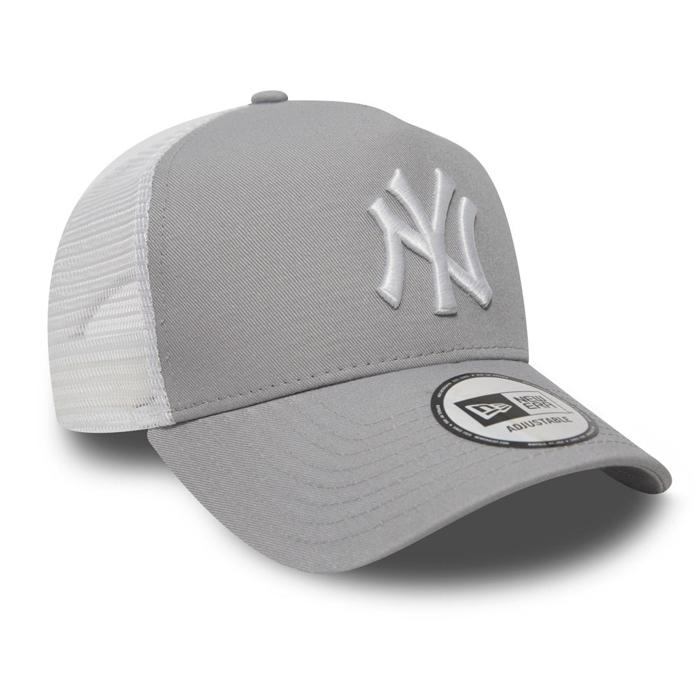 NEW ERA 9forty kappe new york yankees a-frame trucker, Grau