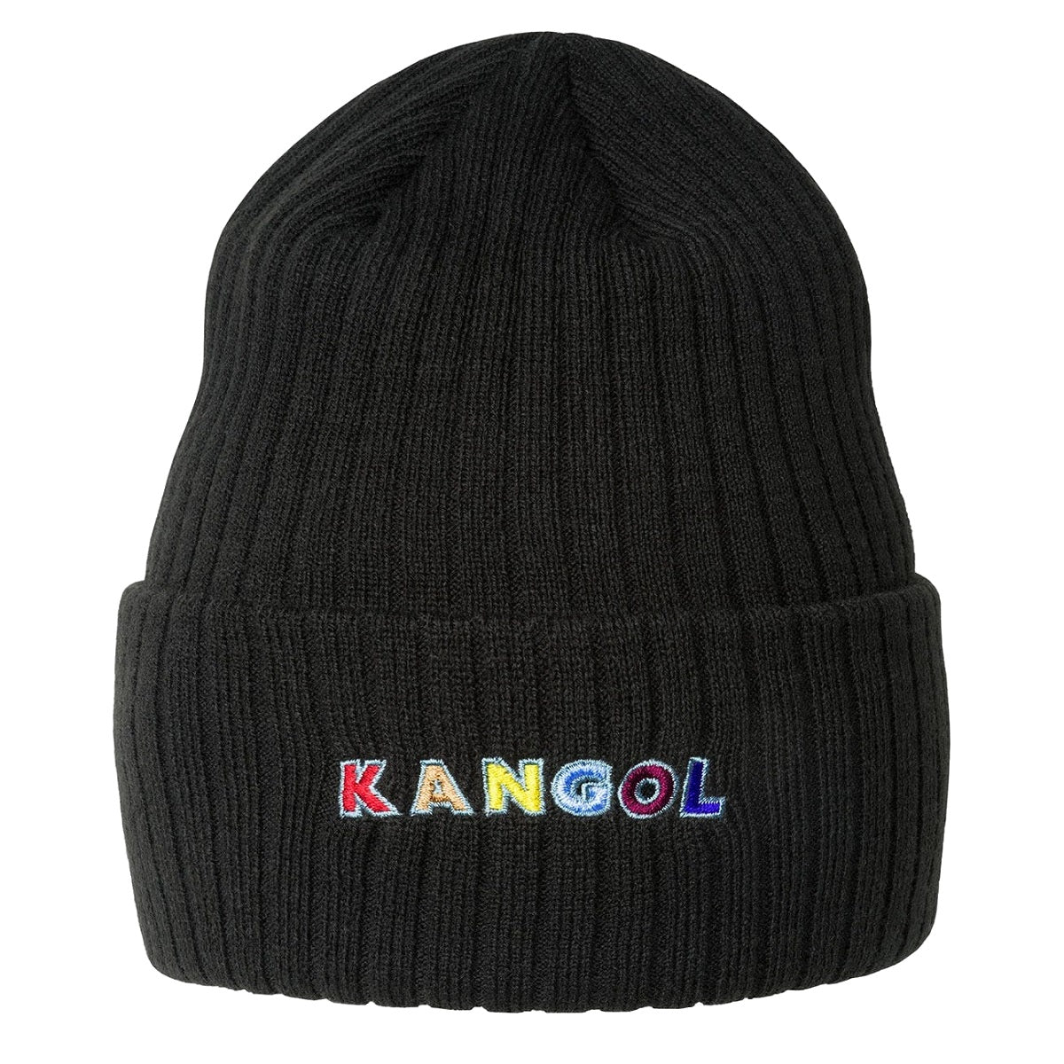 Kangol color text Muetze, Schwarz