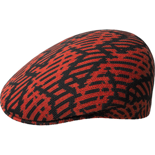 Kangol falling scales 504 flatcap, Rot