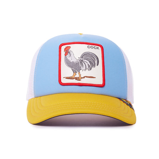 Goorin Bros first cock trucker cap, Hellblau