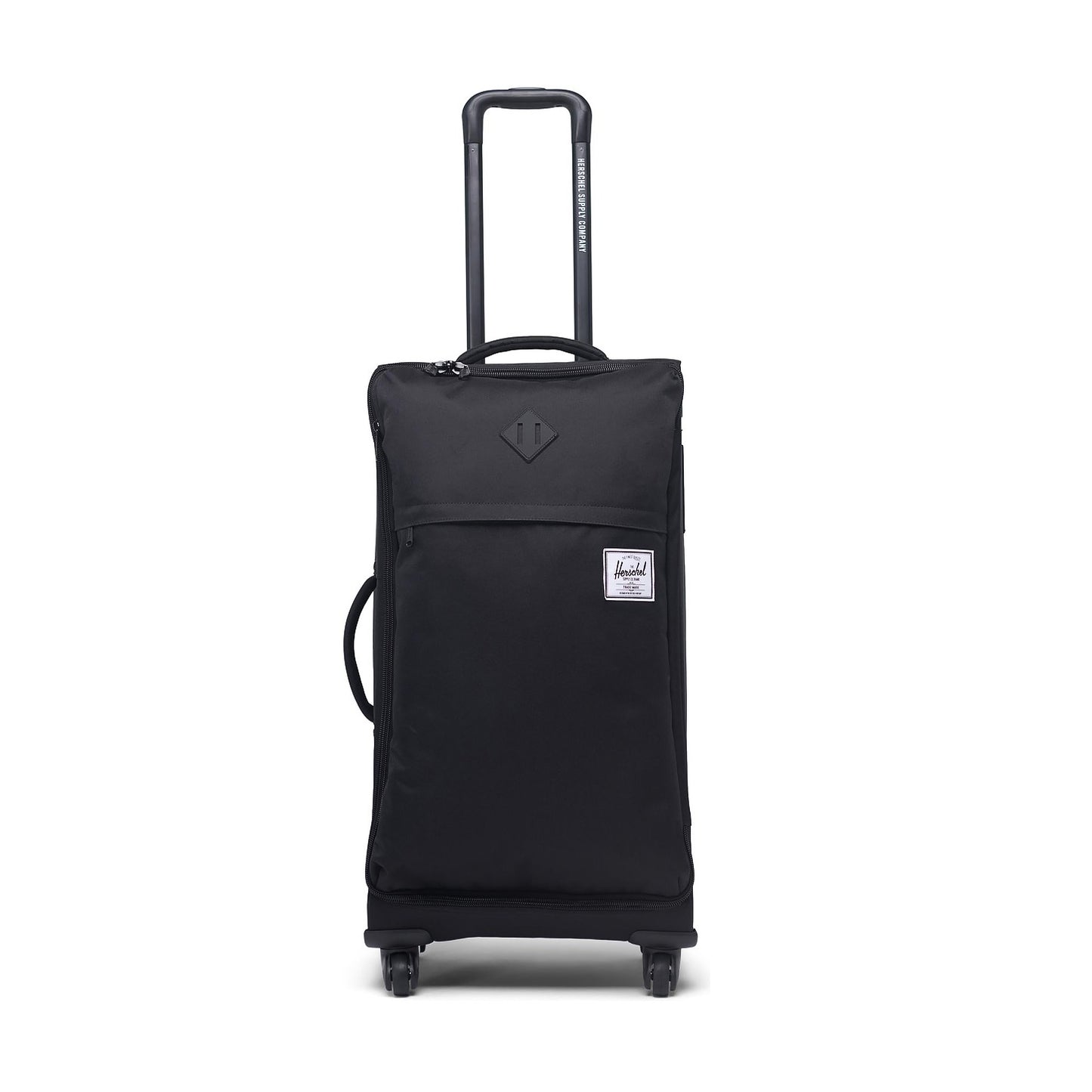 Herschel highland 4-rollen trolley, Schwarz, 75 cm