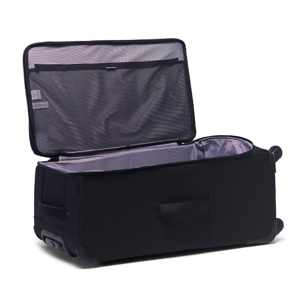 Herschel highland 4-rollen trolley, Schwarz, 75 cm