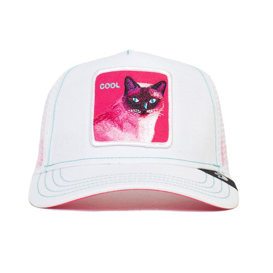 Goorin Bros kitty trip trucker cap, Weiss