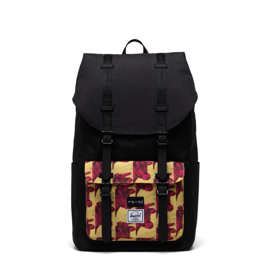 Herschel rucksack little america andy warhol cows, Schwarz