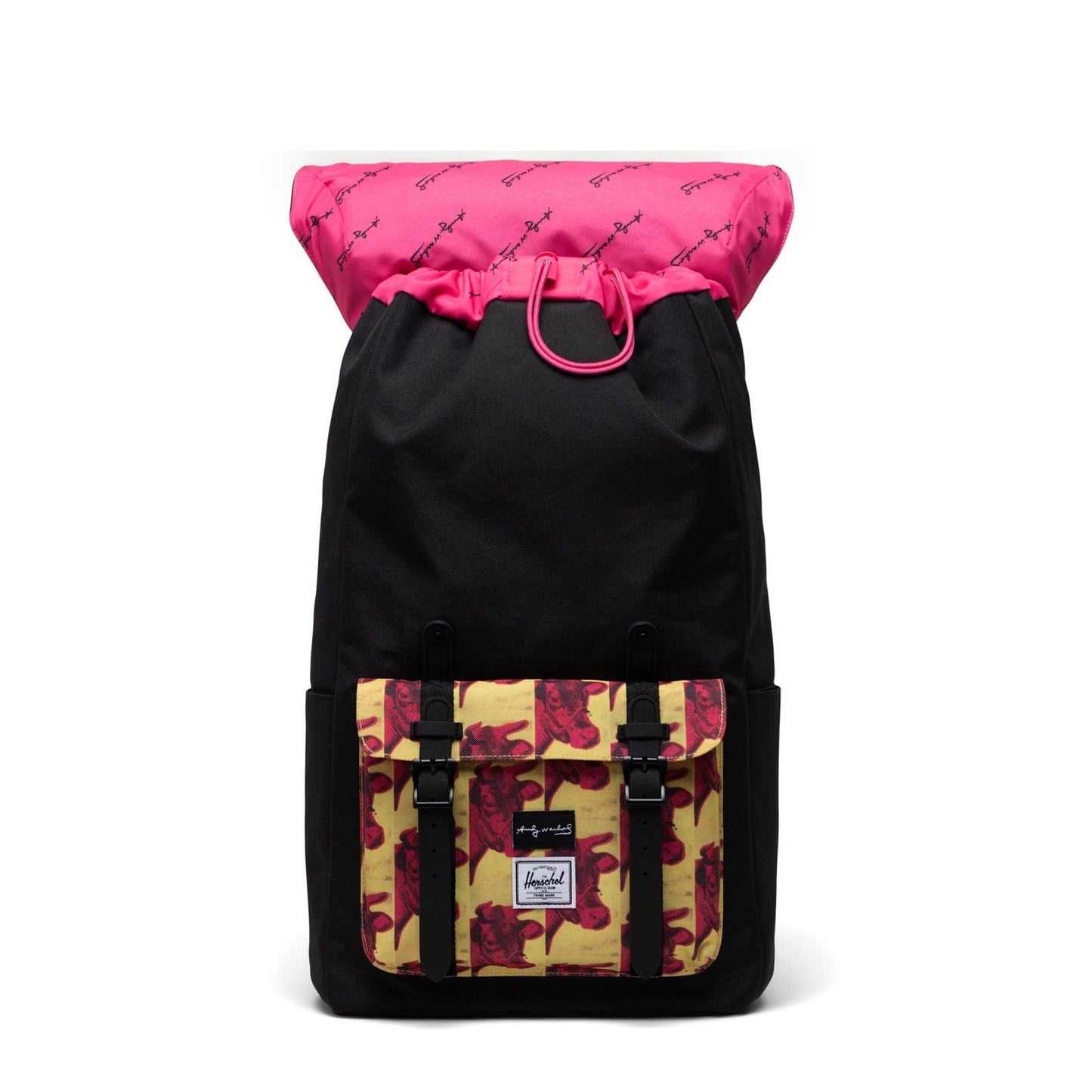 Herschel rucksack little america andy warhol cows, Schwarz