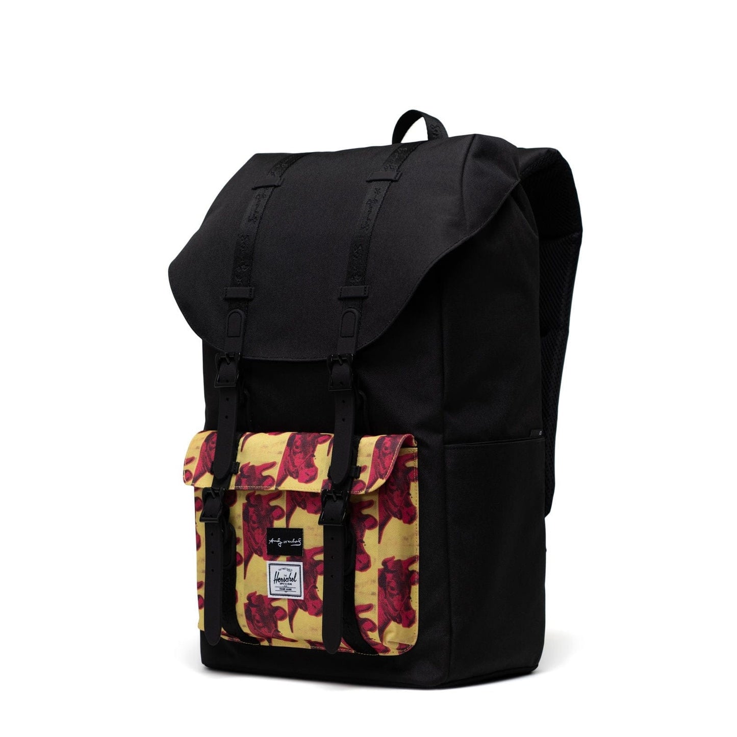 Herschel rucksack little america andy warhol cows, Schwarz