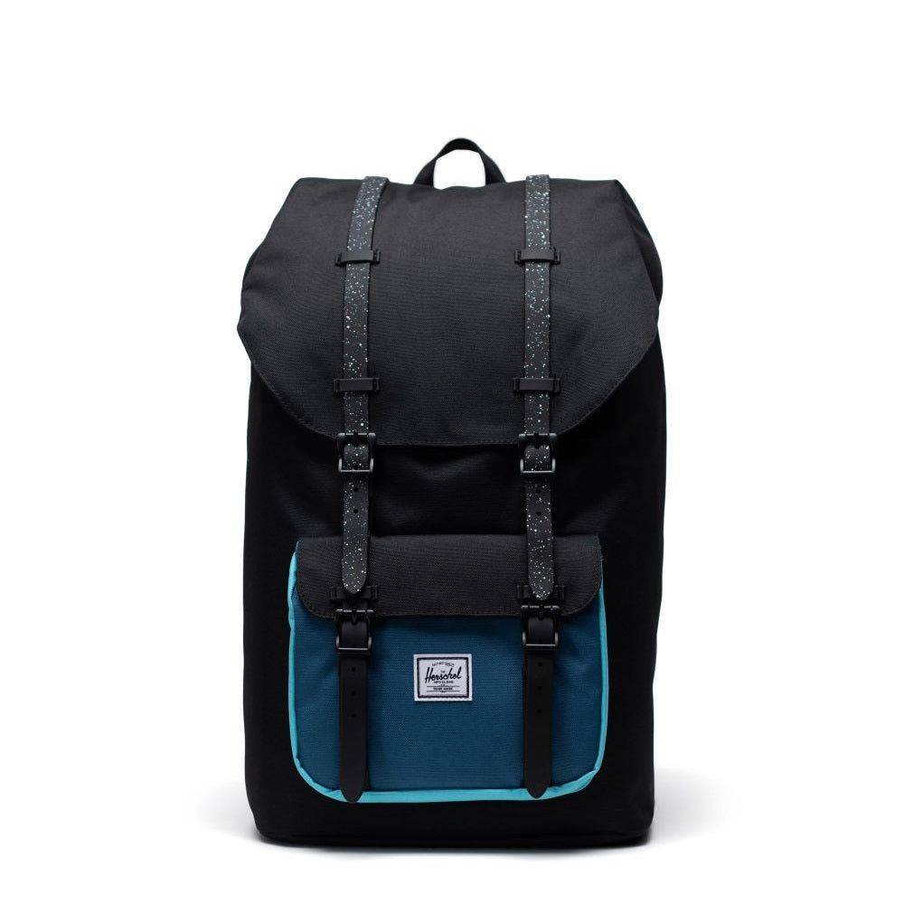 Herschel, rucsac little america blue curacao ECO, Negru