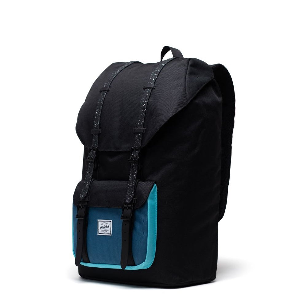 Herschel, rucsac little america blue curacao ECO, Negru