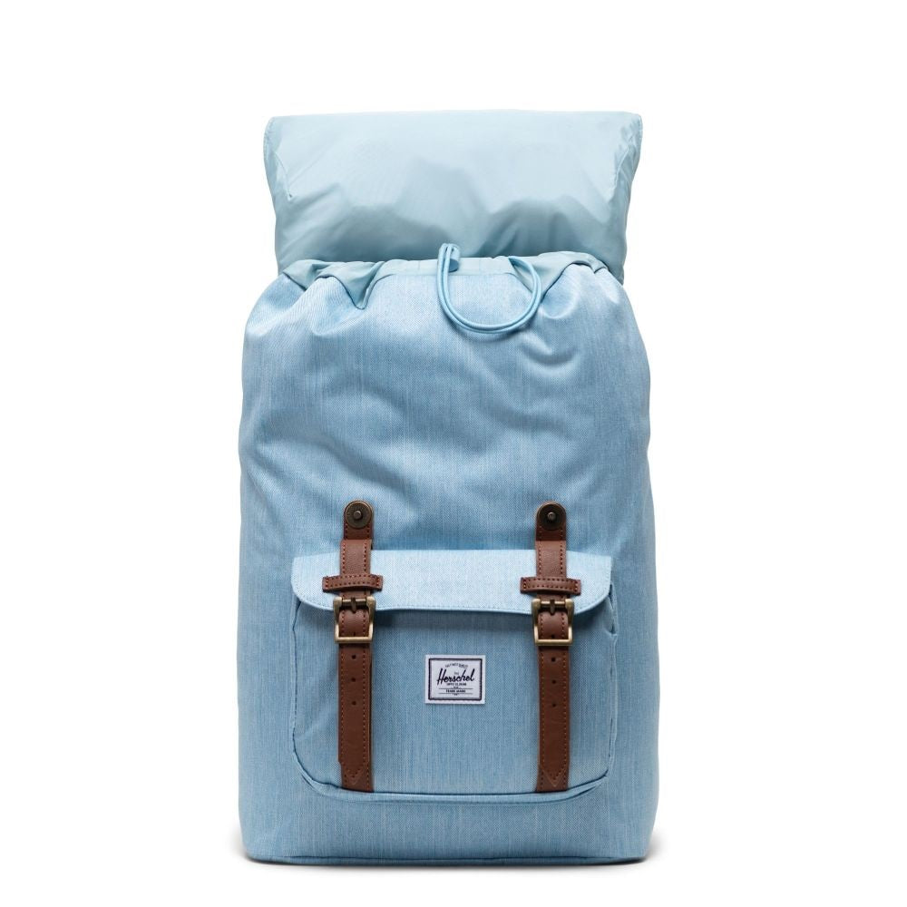 Herschel rucksack little america denim crosshatch, Blau