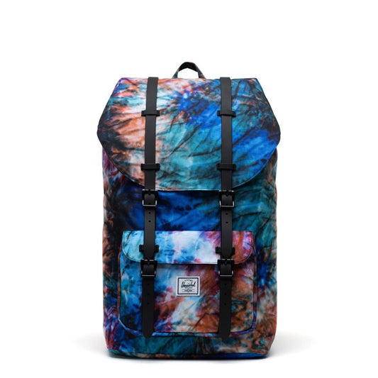 Herschel rucksack little america summer tie dye, Blau