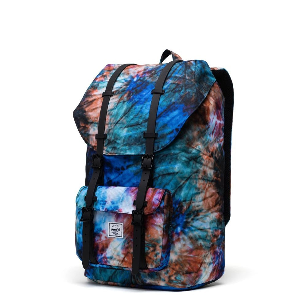 Herschel rucksack little america summer tie dye, Blau