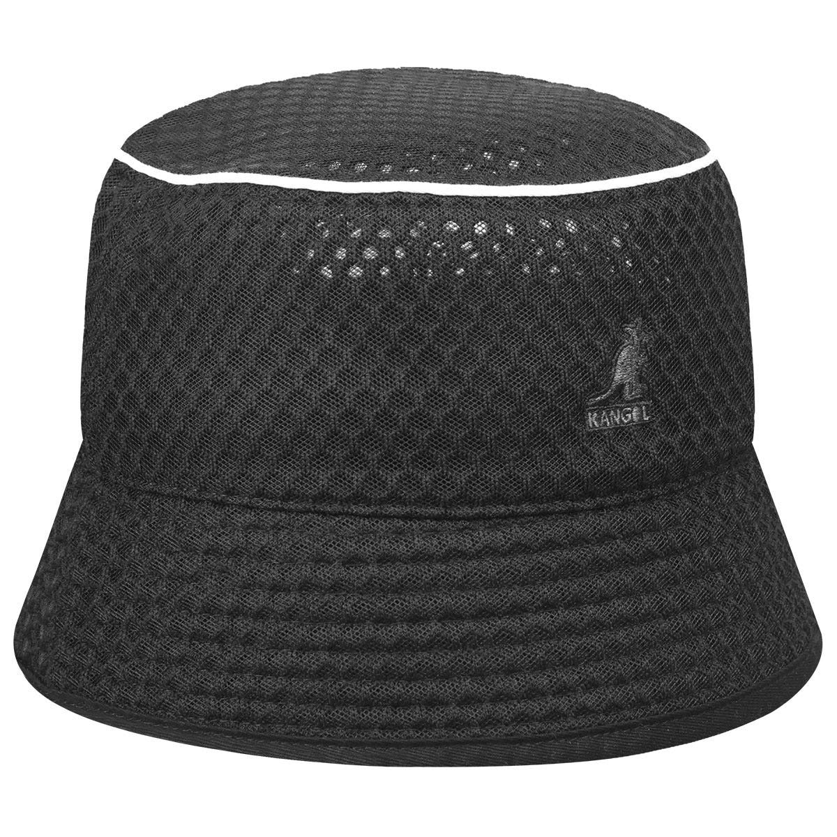 Kangol mesh bin bucket fischerhut, Schwarz