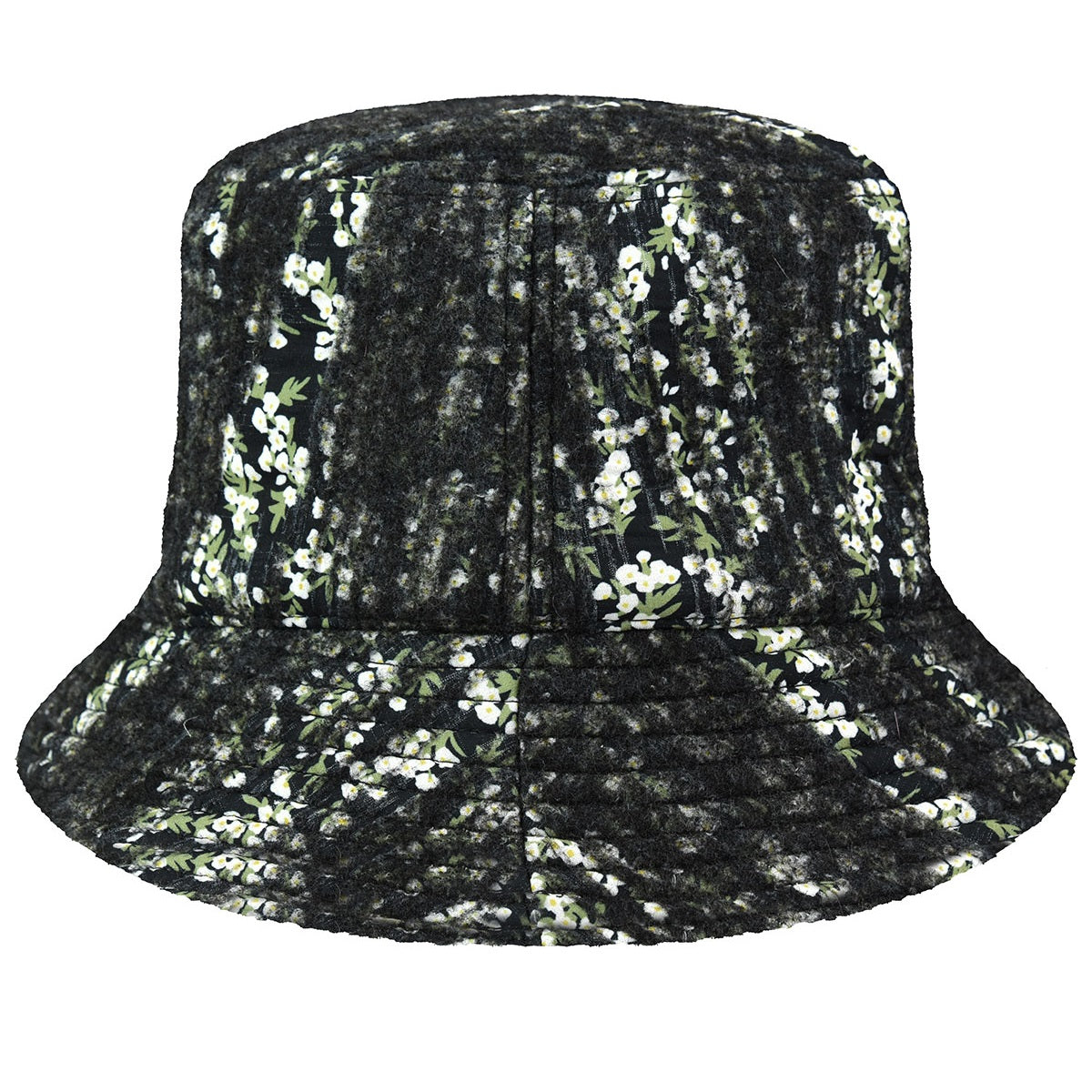 Kangol needlepunch floral bucket fischerhut, Schwarz