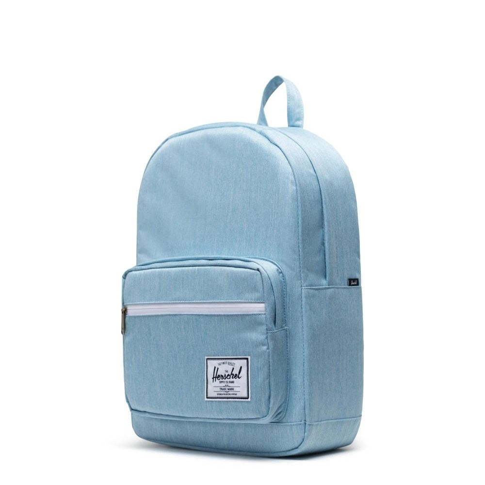 Herschel rucksack pop quiz light denim crosshatch, Blau