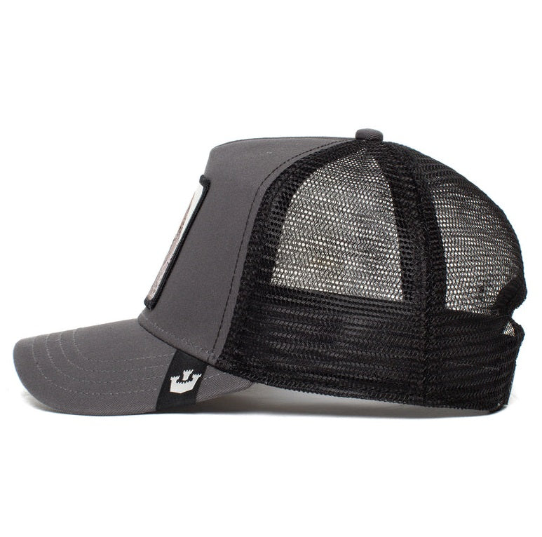 Goorin Bros primal boss trucker cap, Grau