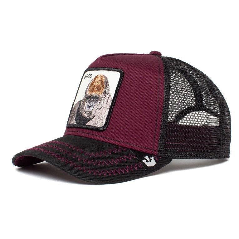 Goorin Bros primal boss trucker cap, Rot