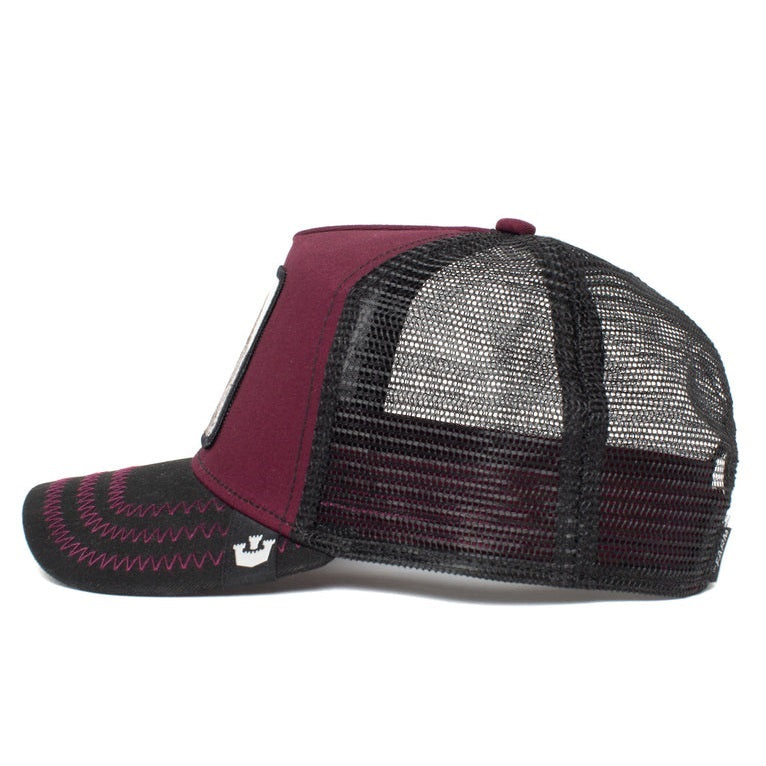 Goorin Bros primal boss trucker cap, Rot