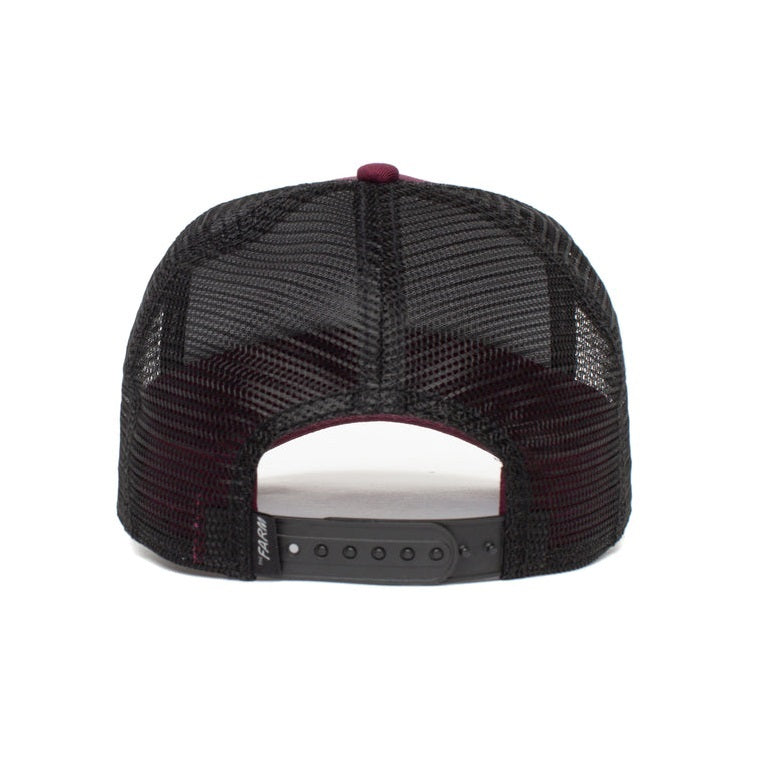 Goorin Bros primal boss trucker cap, Rot