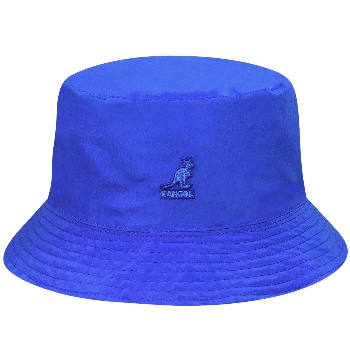 Kangol pucker check bucket fischerhut, Schwarz