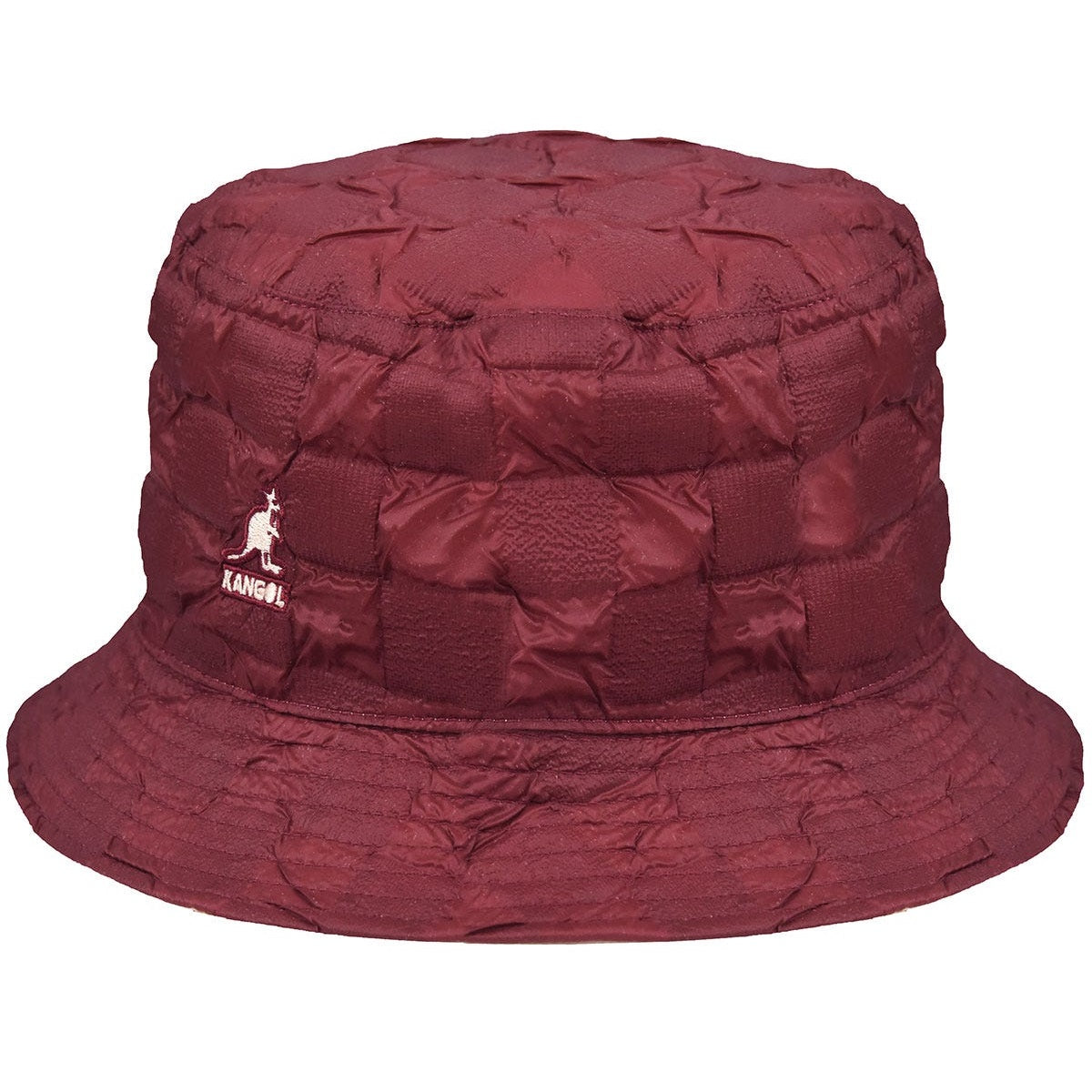 Kangol pucker check bucket fischerhut, Rot