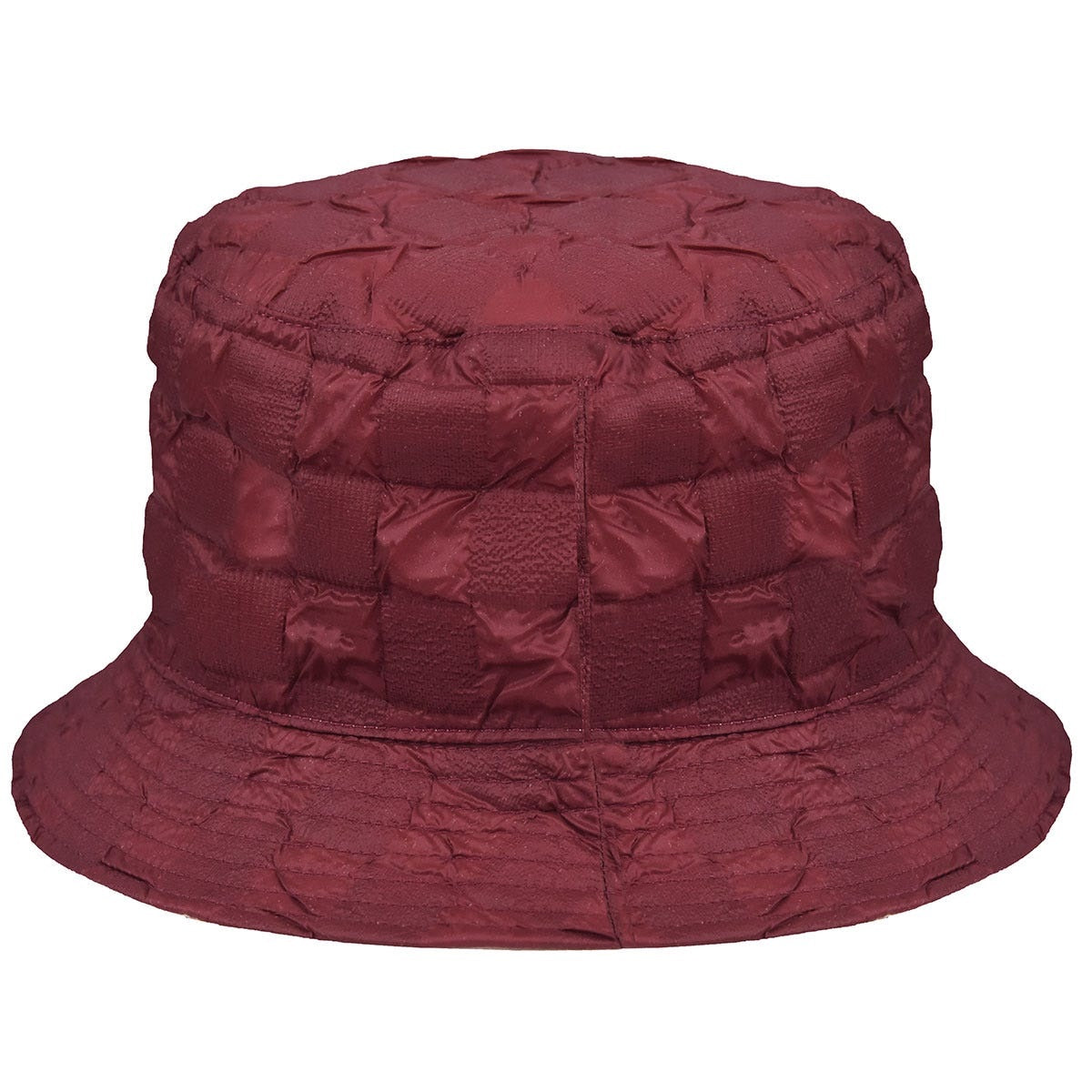 Kangol pucker check bucket fischerhut, Rot