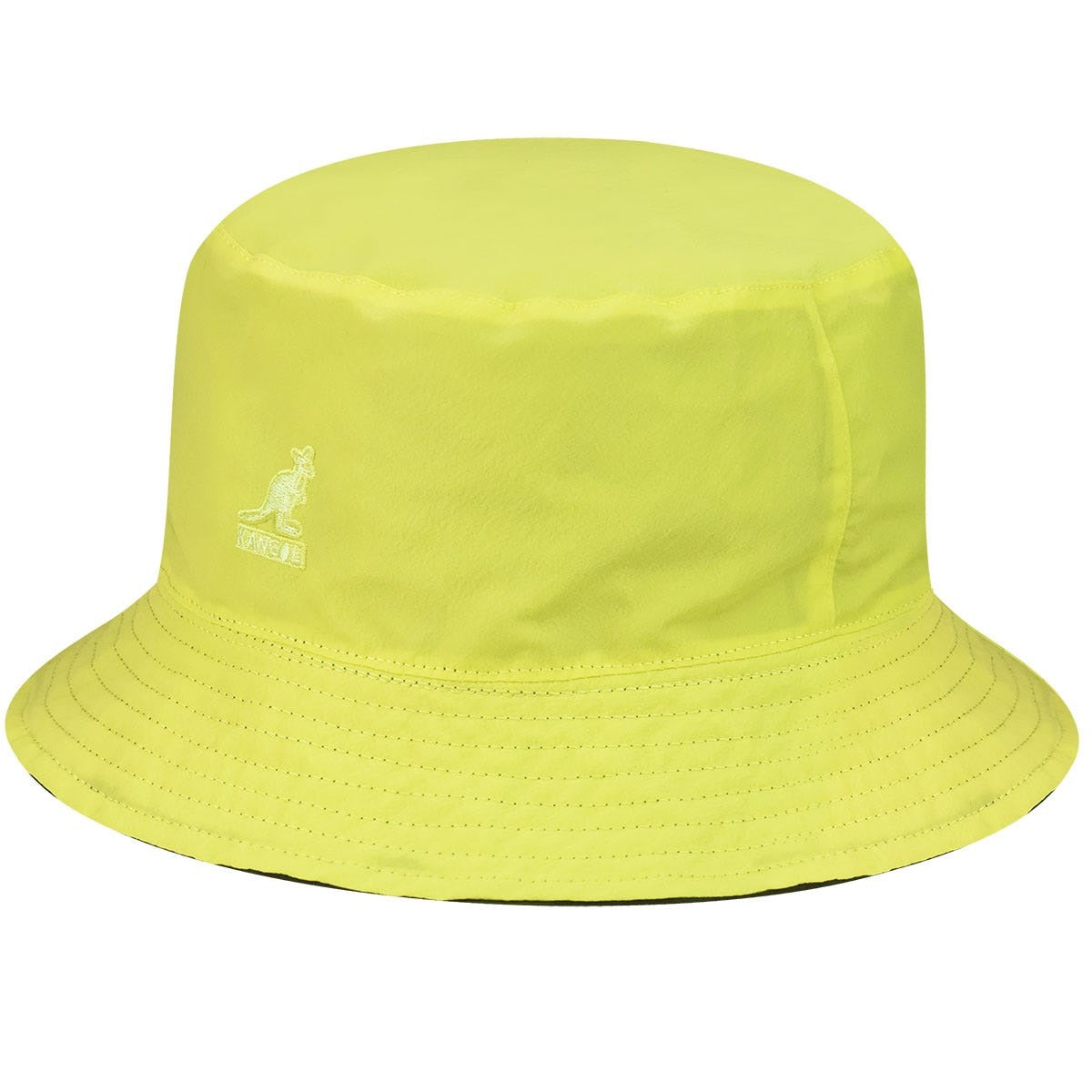 Kangol pucker check bucket fischerhut, Grün