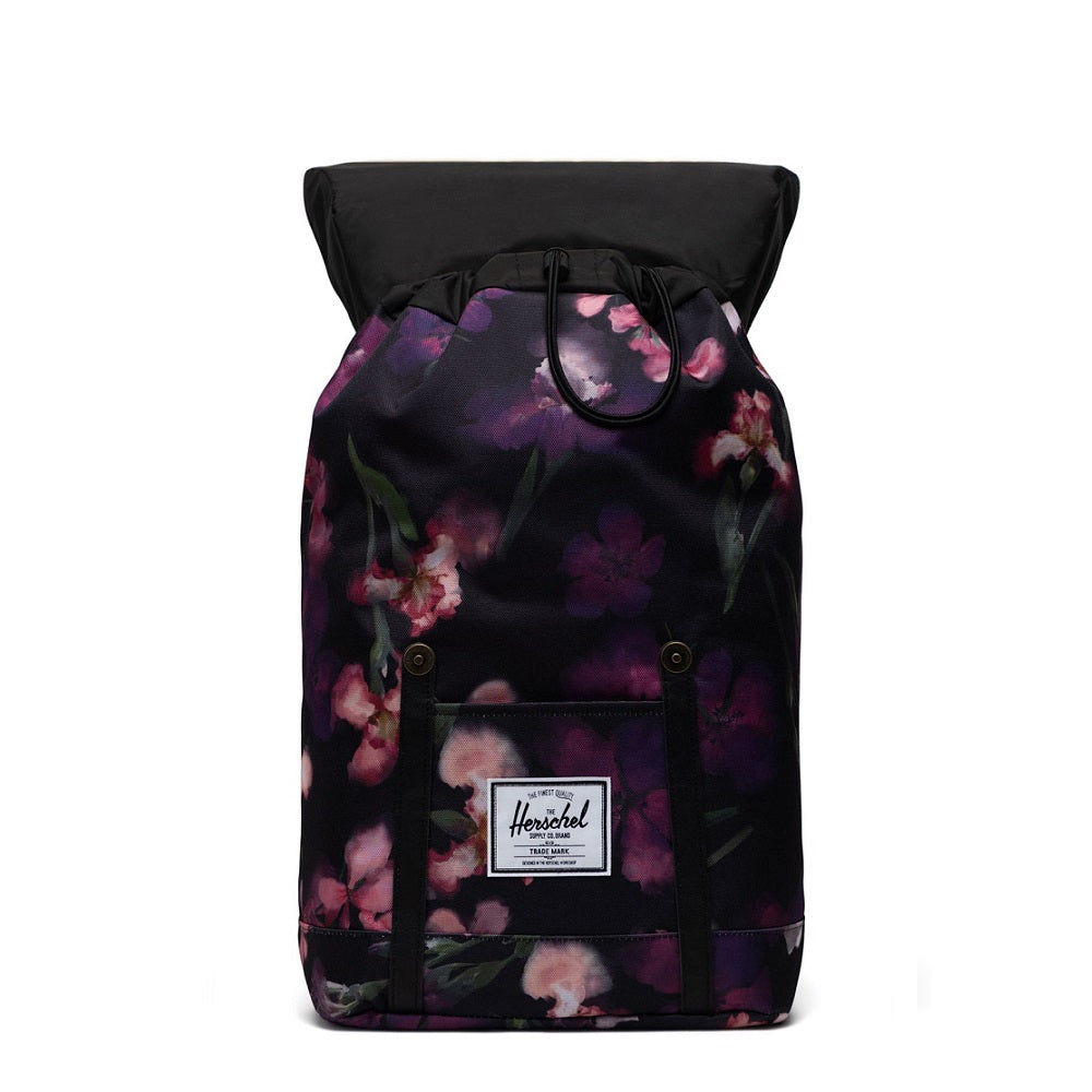 Herschel rucksack retreat watercolour iris, Schwarz