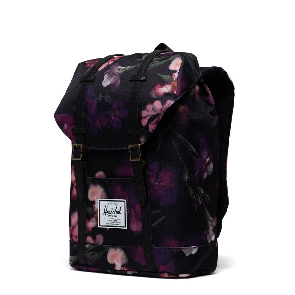 Herschel rucksack retreat watercolour iris, Schwarz