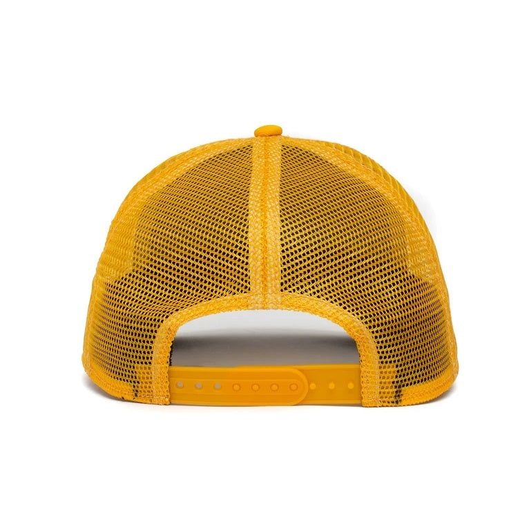 Goorin Bros roofed lizard defense trucker cap, Gelb