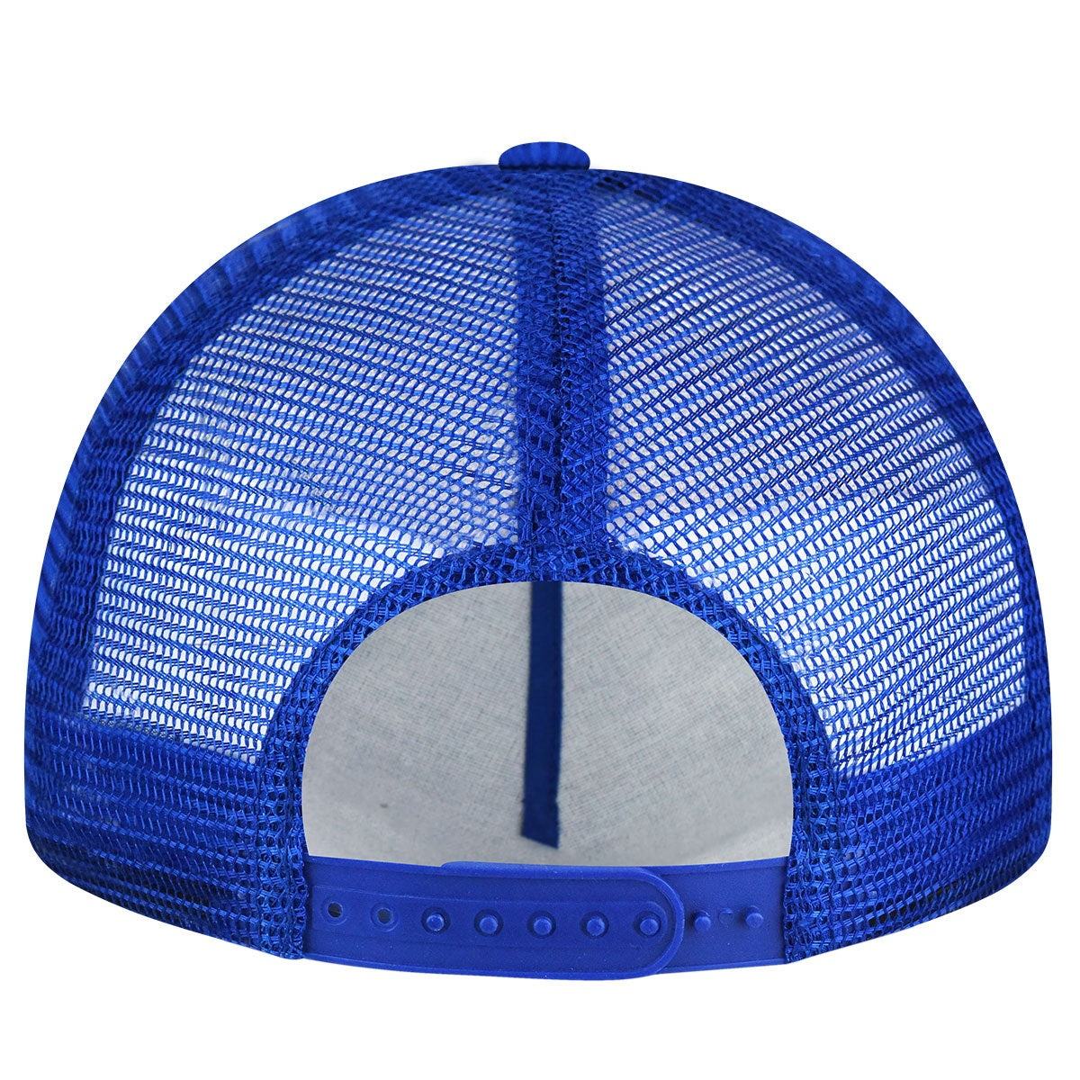 Kangol, seersucker mesh trucker cap, Blau