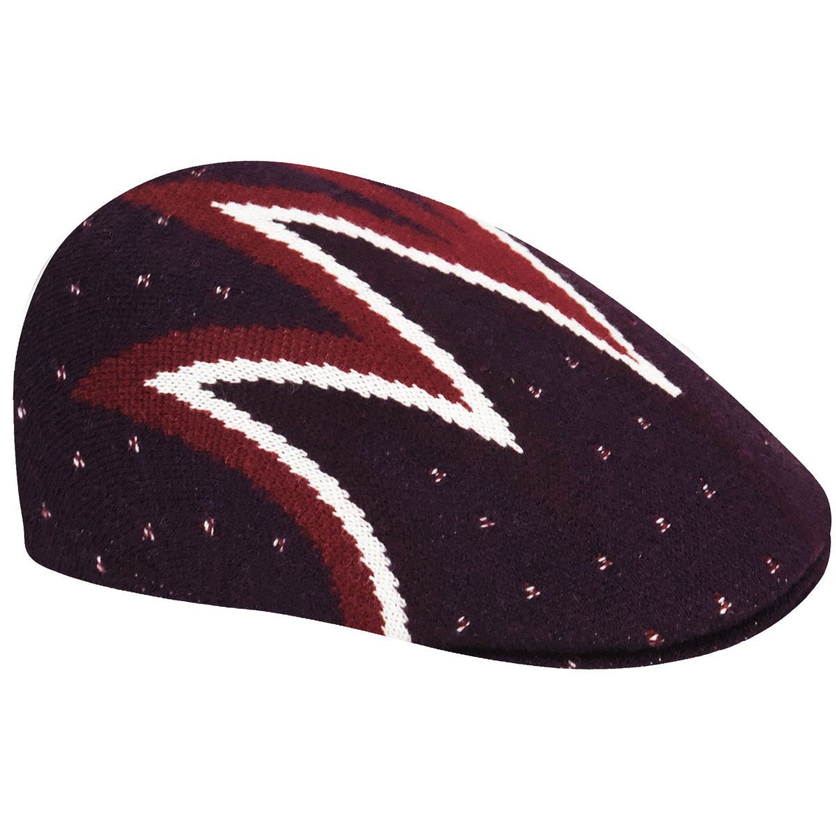 Kangol shock wave 507 flatcap blackberry, Rot