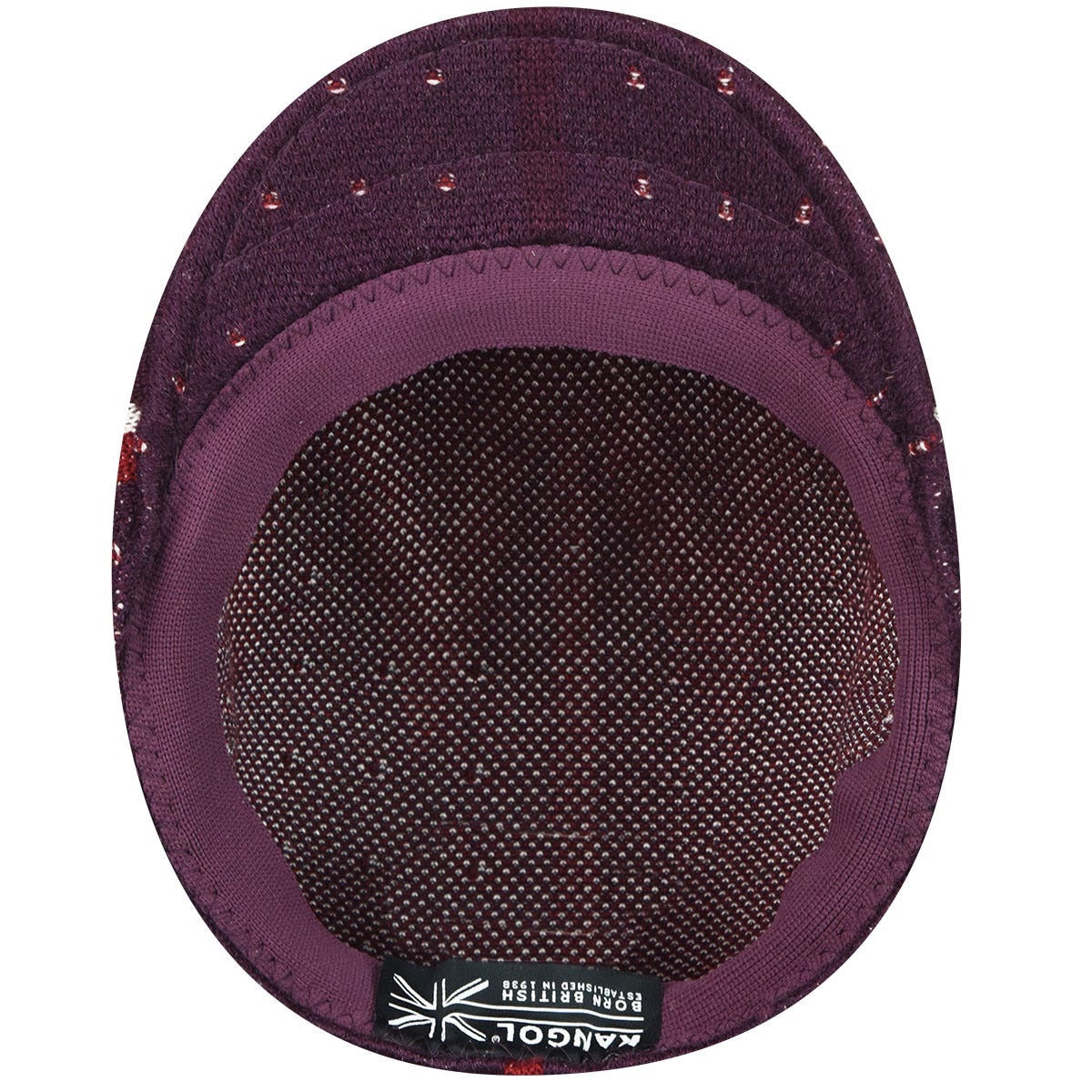 Kangol shock wave 507 flatcap blackberry, Rot