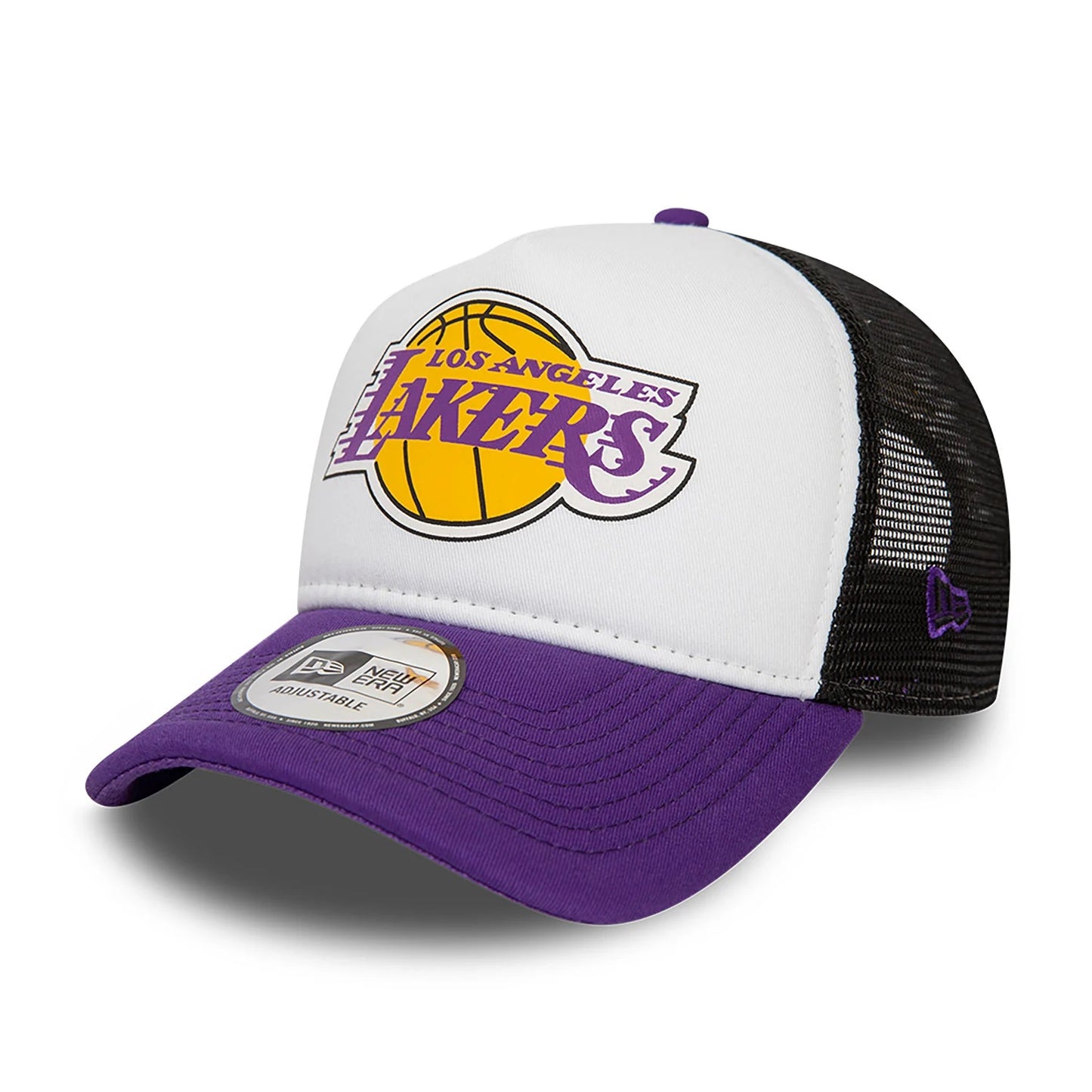 NEW ERA 9forty kappe los angeles lakers colour trucker, Schwarz