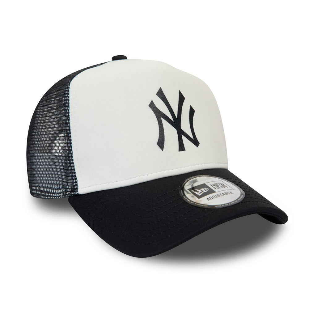 NEW ERA 9forty kappe new york yankees team colour a-frame trucker, Weiß