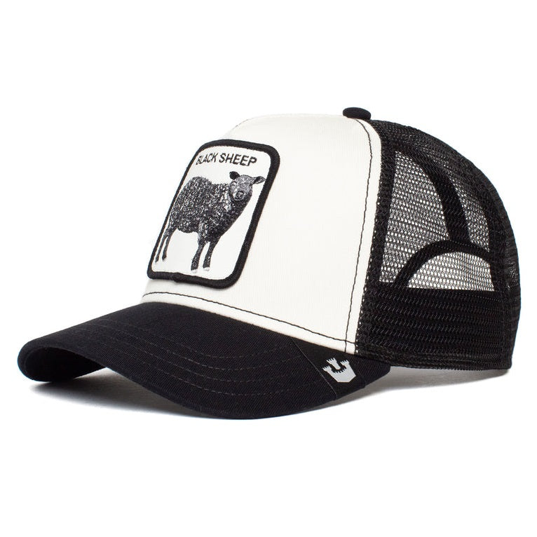 Goorin Bros revolter trucker cap, Weiss-Schwarz