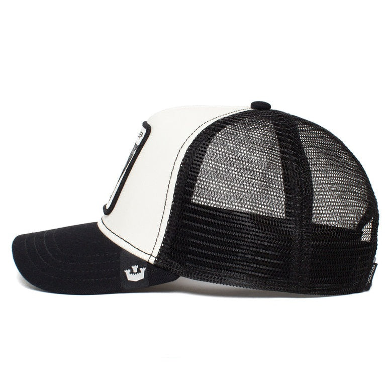 Goorin Bros revolter trucker cap, Weiss-Schwarz